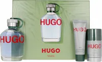 Hugo Boss Hugo Man Woda toaletowa, 125ml + Dezodorant sztyft, 75ml + Żel pod prysznic, 50ml