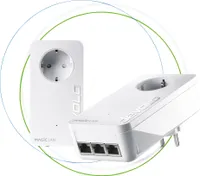 Devolo Magic 2 LAN Triple Network Adapter Starter Kit Ethernet Powerline 2400 Mbps biały