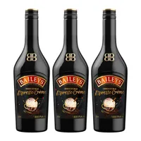 Baileys Espresso Crème Sahnelikör 3er Set, Irish Cream mit Espressonote, Likör, Alkohol, Flasche, 17%, 3x700 ml