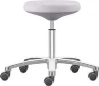 bimos Arbeitshocker Labster 9107-6907-521 weiß Kunstleder