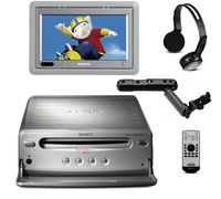Sony KAV-H 65 MV Monitorset mit DVD-Player, 17,78 cm (7 Zoll) Display, MP3-Wiedergabe