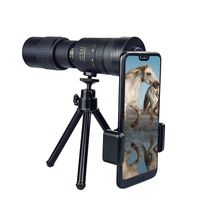10 kompakt Stativ für Jagd Zoom mit Smartphone-Halterung 300 x 40 mm wasserdicht Vogelbeobachtung Dual-Fokus Monokular-Teleskop Camping HD 
