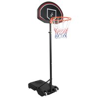 Nylon PVC für Indoor-Outdoor-Aktivitäten für Erwachsene Kinder Tragbare Basketballkörbe Abnehmbare Basketballkörbe Höhenverstellbarer Ständer Stahlrohr 