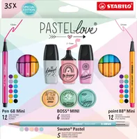 STABILO Mini World 35 Pastelová sada
