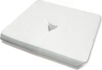 Nasenschlitztücher Massage Gesichtsauflagen Y-Ausstanzung GMISPUN Ultrasoft 100 Stück 400x305 mm