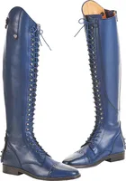 BUSSE Reitstiefel Laval Lederreitstiefel Blau