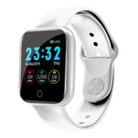 I5 1,3-Zoll-Herzfrequenz-Blutdrucküberwachung Fitness-Sport-Smart-Armband (Weiß)