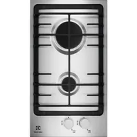 Electrolux EGG3322NVX, Nerezová oceľ, Vstavaný, 29 cm, Plynový, Nerezová oceľ, 2 zone(s)