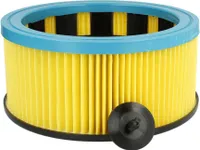 vhbw Faltenfilter kompatibel mit Starmix HS A-1420 EH, HS A 1420 EH, GS series, GS T-1120 RT Staubsauger - Patronenfilter, Gelb Schwarz Blau