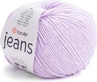 Yarnart Jeans 19 helles lila Baumwollgarn Amigurumi Babywolle