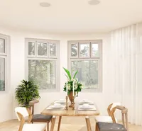 vidaXL Einbaulautsprecher für Decke und Wand 2 Stk. 80 W
