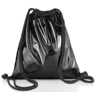 Glamexx24 Turnbeutel Rucksack Gymbag Gym Bag Jutebeutel Sportbeutel beuteltasche in verschiedene Farbe/Design-Farbe: Schwarz