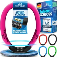 NEXTCOVER® Fahrradschloss mit Zahlencode - Das Original - [SAFESECURE] hohe Sicherheit I Schloss mit 5- stelliger Zahlencode, Zahlenschloss Fahrrad