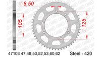 AFAM Standard Stahlritzel hinten 47103 - 420