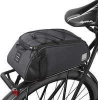 Fahrrad Gepäckträgertasche Fahrrad Sitz Multifunktionale Fahrradkoffer schwarz 