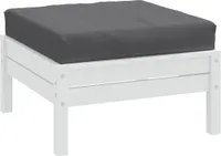 Design Palettenkissen Melange Anthrazit 60x60x10 cm Stoff, Klassische Sofas 2024 Neu
