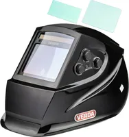 Automatik Schweißhelm Real Colour Filter Solarzellen + 2x Vorsatzscheiben SN880