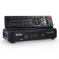 Zehnder HX-2200 Sat Receiver mit Aufnahmefunktion, AAC-LC, PVR, HDMI, SCART, USB, Coaxial - Sat Receiver HD Timeshift & Einkabel tauglich