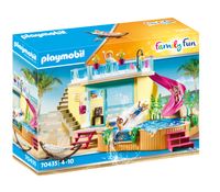 PLAYMOBIL Family Fun 70435 Bungalow mit Pool