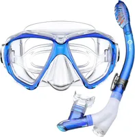 Schnorchelset mit Tauchmaske und Dry Schnorchel für Erwachsene
