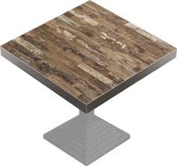 BRASIL | Gastro Tischplatte | B:T 50 x 50 cm | Vintage Old | Quadratisch | Gastro Tischplatte