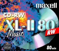 10 Maxell Rohlinge CD-RW Audio 80 Minuten Musik Jewelcase