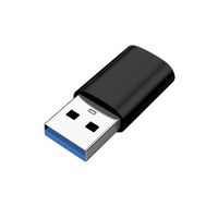 INF Adaptér USB 3.0 (samec) na USB-C (samica). čierna