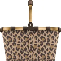reisenthel carrybag, Einkaufskorb, Polyestergewebe, Frame Leo Macchiato, 22 L, BK6047