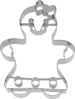 BIRKMANN Ausstechform Gingerwoman, 12,5 cm, Edelstahl, mit Innenprägung, 199347