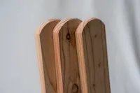 Zaunlatte 9x2x60cm Sibirische Lärche Muster A