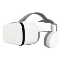Drahtloses VR Brillen Virtual Reality Headset für 4,7 6,2 Zoll Universal Smartphones - Weiß Farbe Weiß