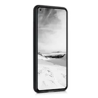 kwmobile Hülle kompatibel mit Xiaomi 11 Lite (5G) NE / Mi 11 Lite (5G) Hülle - Holz Case - Handy Cover - TPU Handyhülle in Dunkelbraun Aufgehende