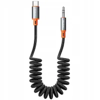 Mcdodo Kabel Usb C Aux Adaptér Mini Jack 3,5 Na Samsung Dac Spirálová Pružina 2M