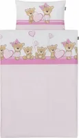 Kuschelino Renforcé-Bettwäsche 100 x 135 cm, Farbe Rosa
