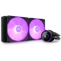 NZXT Kraken 280 RGB procesor All-in-one kvapalinový chladič 14 cm čierny 1 ks