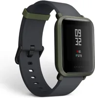 Amazfit Bip - Kokoda-Grün - intelligente Uhr mit Riemen - schwarz - Anzeige 3.3 cm (1.28") - 31 g