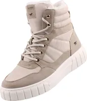 Mustang Damen High-Top Sneaker gefüttert Beige