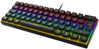 DELTACO GAMING mini Gaming Tastatur 60 %, schwarz
