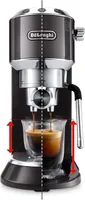 DeLonghi EC 885.GY Dedica Arte grey Siebträger Espressomaschine