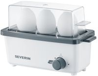SEVERIN Eierkocher EK 3161 für 3 Eier weiß / grau