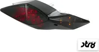 Rücklicht STR8 Black Line Led inkl Blinkerfunktion für Peugeot Speedfight 3 / 4 mit Straßenzulassung