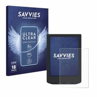 18x Savvies Schutzfolie für PocketBook Verse Pro Folie Klar