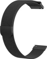 BStrap Milanese Armband für Huawei Watch 3 / 3 Pro, black