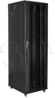 Szafa komunikacyjna, szafa rack Lanberg 19" wolnostojąca 42U, 600x800 do samodzielnego montażu, czarna