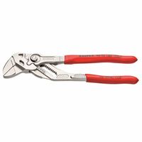 Knipex 860-3180 Szczypce-klucz 180 mm do 35 mm (1 3/8'), powlekane KS, czerwone/srebrne