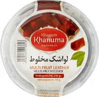 Khanum Khamuma-  Fruchtleder Mix in Sauersoße(Abtropfgewicht 170g, Netto 230g)