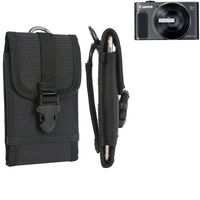 K-S-Trade Kameratasche Gürteltasche kompatibel mit Canon PowerShot SX620 HS Outdoor Gürtel Tasche für Kompaktkamera Holster Fototasche