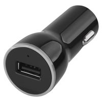 EMOS USB Auto-Ladegerät 2.1A, Zigarettenanzünder mit USB-A Port, 10,5W, LED-Anzeige, Micro-USB Kabel 1m und USB-C Reduktion, V0219