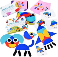 Montessori Tangram Drevené puzzle ZA4377