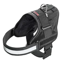 Karlie Xtreme No Limit teflonový postroj - černý - 38 mm x 58 - 71 cm